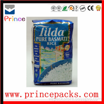Customized rice packaging bag/5kg plastic printing rice packaging bag